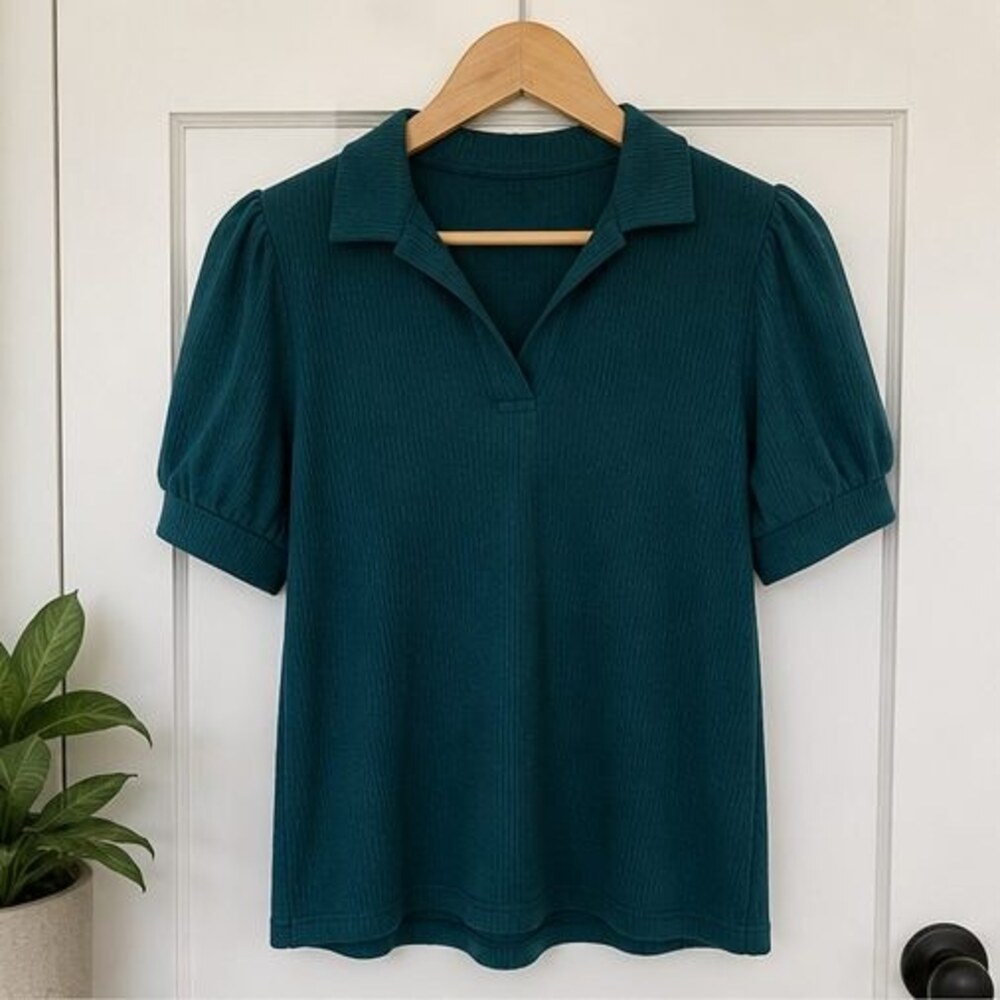 Teal Tunic Blouse
